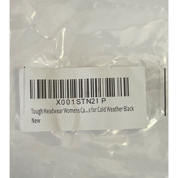 TOUGH OUTFITTERS Headwear Black Chunky Cable Knit Beanie Outdoor Casual Women's - Picture 4 of 6